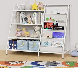 KEEPREAPER Bücherregal Kinder Metall mit 5