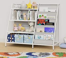 KEEPREAPER Bücherregal Kinder Metall mit 5