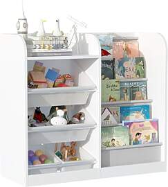 KEEPREAPER Kinderregal Holz mit 4