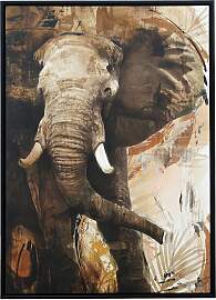 Keilrahmenbild Denise in Beige ca. 60x90cm