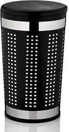 Kela 21818 Wäschetruhe mit Sitzkissen, Rund, 60,5 