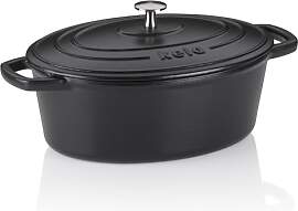 kela Bräter Gusseisen oval 4 Liter, Dutch Oven