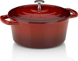 Kela Bräter Gusseisen rund 3,8 Liter, Dutch Oven