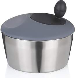kela Salatschleuder Edelstahl mit Deckel 24,5cm,