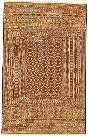 Kelim Teppich - Oriental 208 x 133 cm - braun