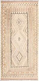 Kelim Teppich - Splash 203 x 121 cm - beige