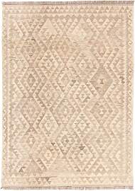 Kelim Teppich - Splash 210 x 154 cm - beige