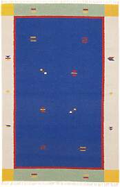 Kelim Teppich - Trendy 180 x 120 cm - blau