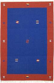Kelim Teppich - Trendy 180 x 120 cm - blau