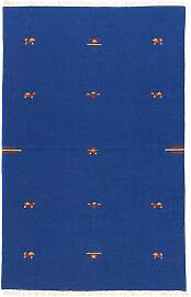Kelim Teppich - Trendy 180 x 120 cm - blau