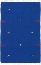 Kelim Teppich - Trendy 180 x 120 cm - blau