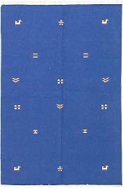 Kelim Teppich - Trendy 200 x 140 cm - blau