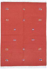 Kelim Teppich - Trendy 200 x 140 cm - rot