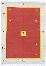 Kelim Teppich - Trendy 200 x 140 cm - rot