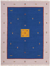 Kelim Teppich - Trendy - 240 x 170 cm - blau