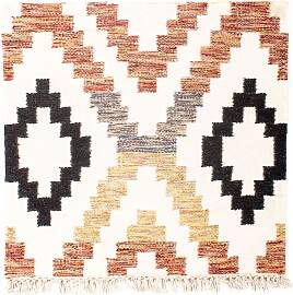 Kelim Teppich - Trendy 69 x 67 cm - beige