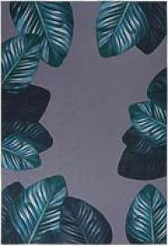 Kenda Sand Flachgewebeteppich Tropical 125 schwarz 