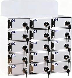 Kensbro 15 Slots Handy-Schließfach Box mit