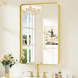 Keonjinn Wand Spiegel Gold 60x90cm,