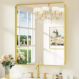 Keonjinn Wand Spiegel Gold 75x90cm,