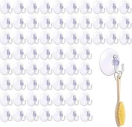 KEORHEZ 66 Stück Saugnapf Haken,Haken mit