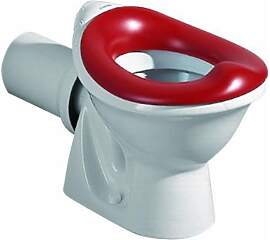 Keramag WC-Sitzring Baby rot, rot, 573338000