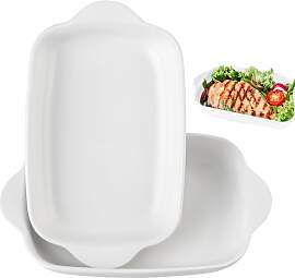 Keramik Auflaufform 2er Set, Keramik Backformen