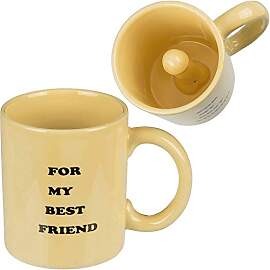 Keramik-Becher Penis, For my best friend, ca. 9,5