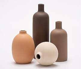 Keramik Vasen 4er-Set,Moderne Vase,Keramikvasen