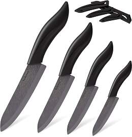 Keramikmesser Set 4 - Sehr scharf Gemüsemesser