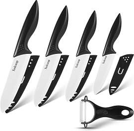 Keramikmesser Set, 5 Stück Keramikmesser Solide