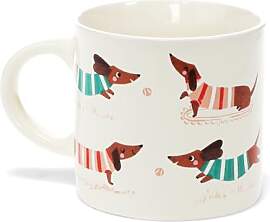 Keramiktasse Sausage Dog mit Dackel-Motiv Becher