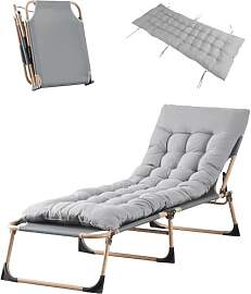 KernGut Folding Lounger,Sonnenliege Klappbett
