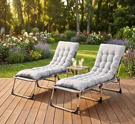 KernGut Folding Lounger,Sonnenliege Klappbett