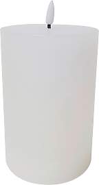 Kerze mit LED in Weiß