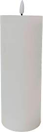 Kerze mit LED Mandy in Weiß