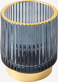 Kerzenhalter Aus Glas July ↑8 Cm & Blau