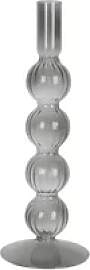 Kerzenhalter Glas Present Time Swirl Bubbles Large