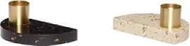 Kerzenhalter Hubsch Interior Crescent (x2)