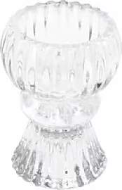 Kerzenhalter mit doppelter Spitze aus Glas Rex
