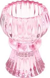 Kerzenhalter mit doppelter Spitze aus Glas Rex