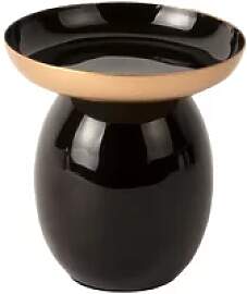 Kerzenhalter mit Säule aus emailliertem Eisen