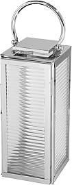Kerzenlaterne FINK "MALAGA", silber
