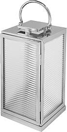 Kerzenlaterne FINK "MALAGA", silber