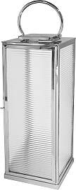 Kerzenlaterne FINK "MALAGA", silber