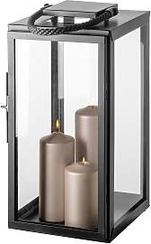 Kerzenlaterne FINK "SEVILLA", grau