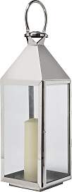Kerzenlaterne KARE DESIGN, silber, Kerzenhalter