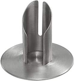 Kerzenleuchter (052.5SS) 50mm Röhren Silber matt