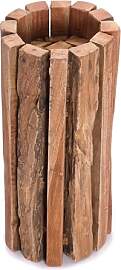 KERZENSÄULE Spira 40 | 40 cm, Mahagoni/Teak |