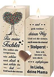 Kerzenständer - an Meine Tochter Muttertag, Beste 